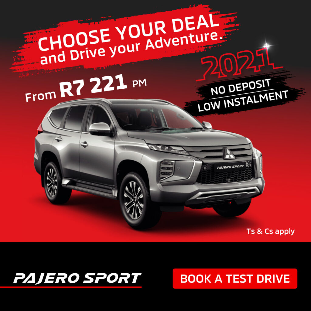 Choose your deal - Pajero Sport